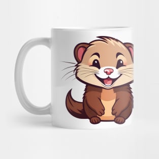 laughing ferret Mug